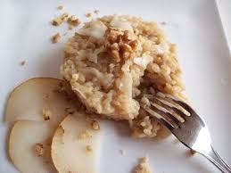 Risotto di pere e noci