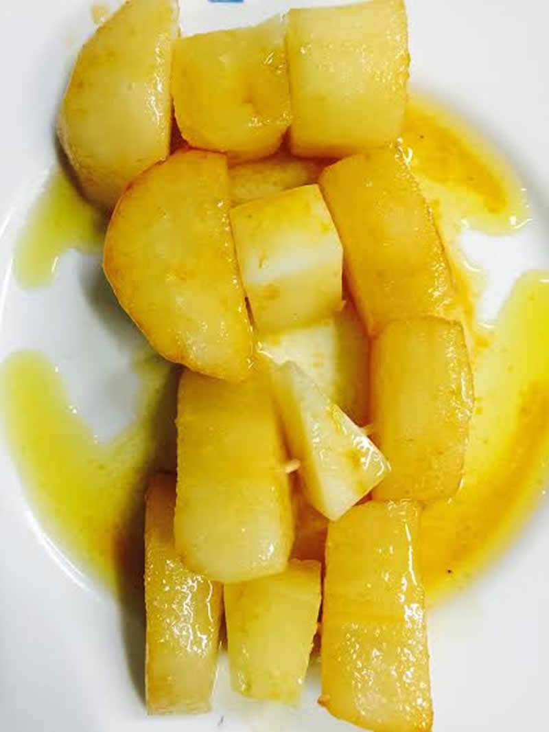 Spiedini pecorino e pere